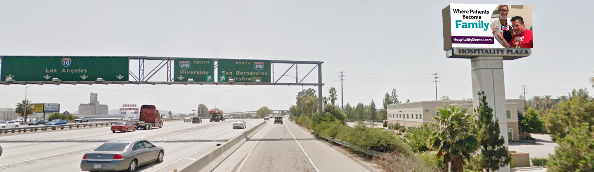San Bernardino freeway sign, San Bernardino freeway digital sign, San Bernardino freeway lighted sign, San Bernardino freeway advertising sign